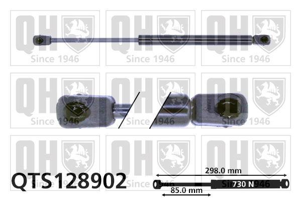  Amortecedor de tampa de porta-malas (de 3ª/5ª porta traseira) Audi A6 C6 sedan (4F2) (2004 - 2011) C6