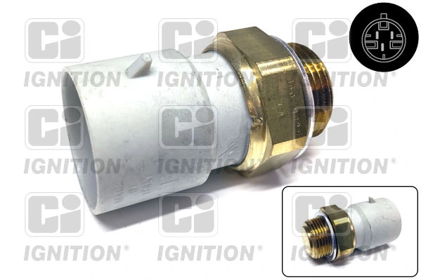 Sensor de temperatura do fluido de esfriamento (de ativação de ventilador do radiador) Opel Astra H TWINTOP L67