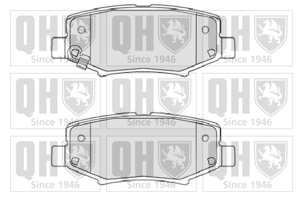  Sapatas do freio traseiras de disco Jeep Wrangler SUV (JL) (2017 - 2026) 