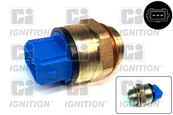 Sensor de temperatura do fluido de esfriamento (de ativação de ventilador do radiador) Beru ST193