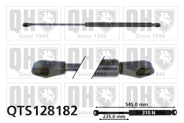 Amortecedor da capota Opel Astra H L35
