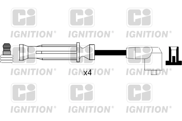 Fios de alta voltagem, kit NGC102490EVA Land Rover