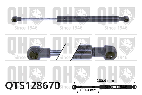 Amortecedor de tampa de porta-malas (de 3ª/5ª porta traseira) Kraft 8506813 preço, a partir de 10,51 USD