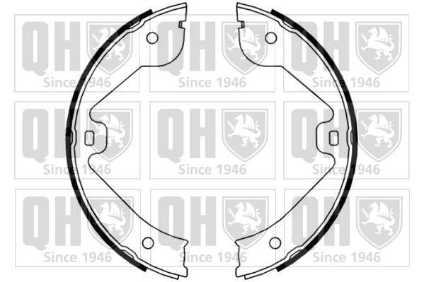  Sapatas do freio de estacionamento Land Rover Range Rover III SUV (L322) (2002 - 2009) III