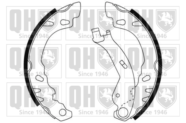 Sapatas do freio traseiras de tambor Fiat/Alfa/Lancia 77362615 preço, a partir de 22,97 USD