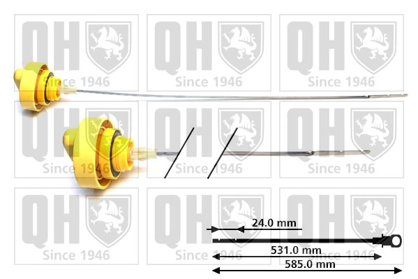 Compre Sonda (indicador) do nível de óleo no motor Opel Vivaro 