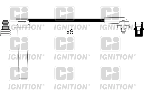 Fios de alta voltagem, kit RCFD1204 NGK