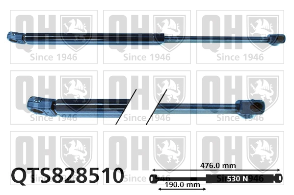 Amortecedor de tampa de porta-malas (de 3ª/5ª porta traseira) Doga 2029823 preço, a partir de 17,45 USD