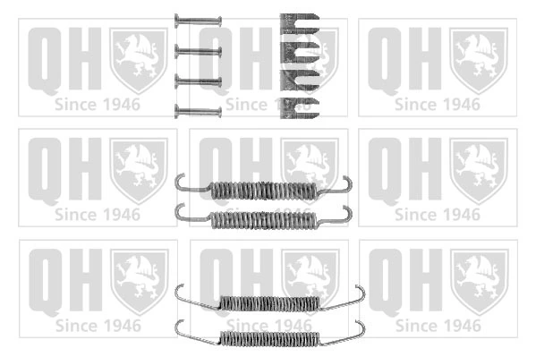 Kit de montagem das sapatas traseiras de tambor Fiat Panda I 141A ao melhor preço
