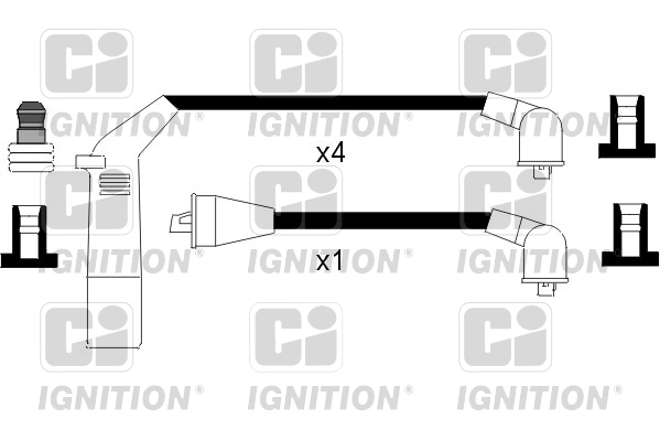 2750124B10 Hyundai/Kia Fios de alta voltagem, kit