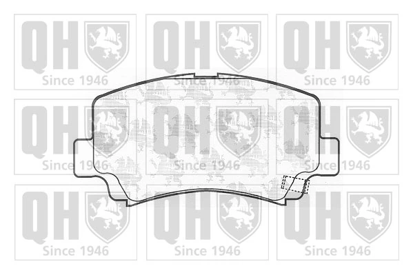 5581075F10 Mitsubishi Sapatas do freio dianteiras de disco