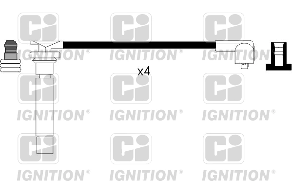 Fios de alta voltagem, kit Nissan Micra  K11