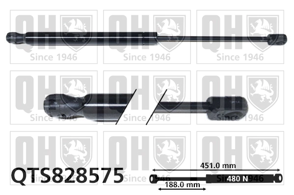 Amortecedor de tampa de porta-malas (de 3ª/5ª porta traseira) Fiat 500 preço, a partir de 12,31 USD