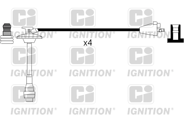 Compre Fios de alta voltagem, kit Toyota Avensis 1