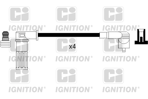 Fios de alta voltagem, kit NGK RCFT203