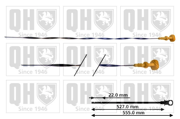  Sonda (indicador) do nível de óleo no motor Fiat Scudo COMBINATO carrinha (220P) (1996 - 2006) COMBINATO