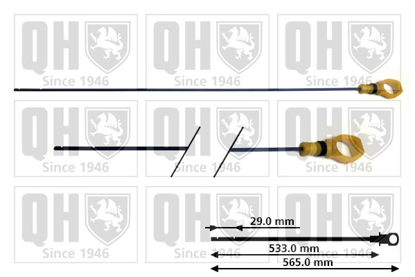 Sonda (indicador) do nível de óleo no motor para Citroen Jumpy I BS, BT, BY, BZ