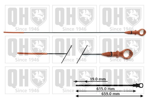 Sonda (indicador) do nível de óleo no motor Citroen C4 II B7