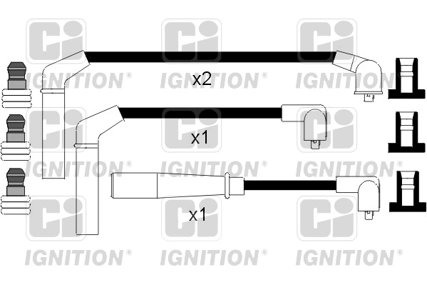 Compre 70022 Seiwa Fios de alta voltagem, kit