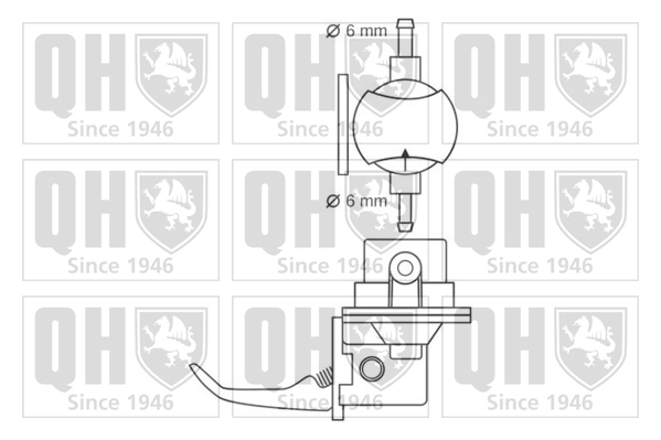 96145320 Peugeot/Citroen Bomba de combustível mecânica