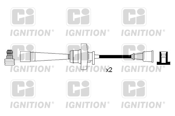 74062 Seiwa Fios de alta voltagem, kit