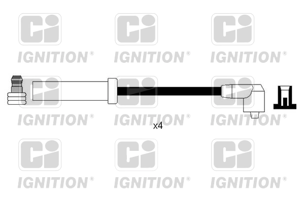 Compre Fios de alta voltagem, kit Peugeot 406 
