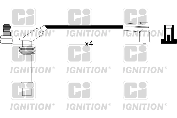 Fios de alta voltagem, kit 90510851 General Motors