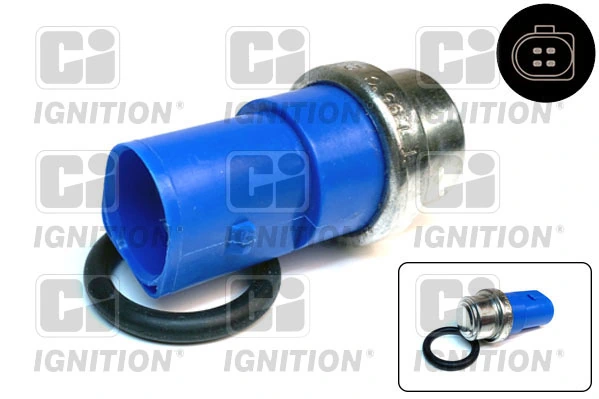  Sensor de temperatura do fluido de esfriamento (de ativação de ventilador do radiador) Skoda SuperB I sedan (3U4) (2001 - 2008) I