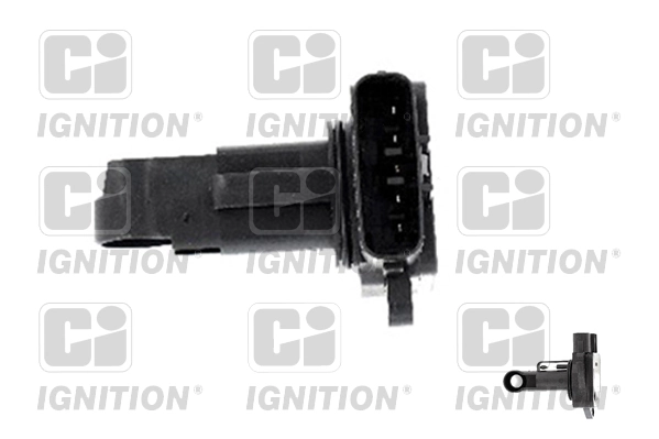 Sensor de fluxo (consumo) de ar, medidor de consumo M.A.F. - (Mass Airflow) 222040N010 VAG
