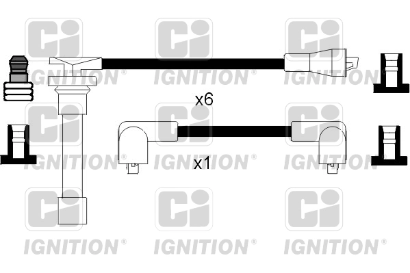 Compre DAC7811 Jaguar Fios de alta voltagem, kit