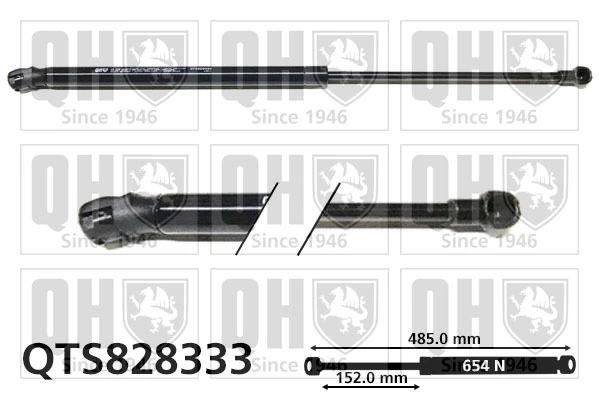 Amortecedor de tampa de porta-malas (de 3ª/5ª porta traseira) Seat Ibiza preço, a partir de 19,01 USD
