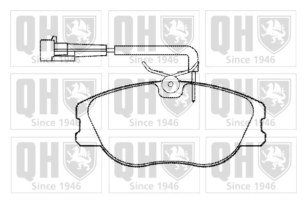 Compre 0077362344 Fiat/Alfa/Lancia Sapatas do freio dianteiras de disco