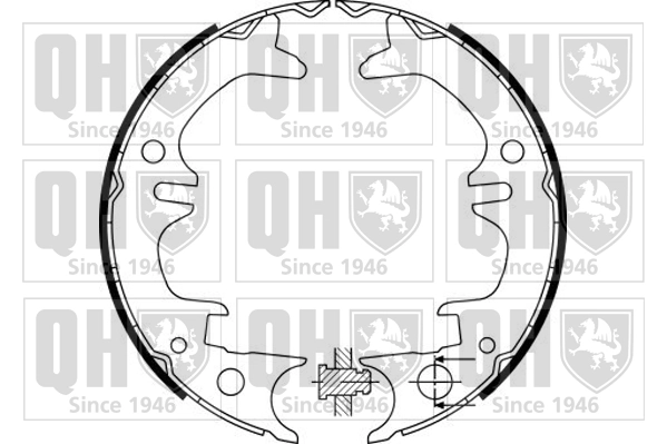 Sapatas do freio de estacionamento para Toyota Camry VII V50