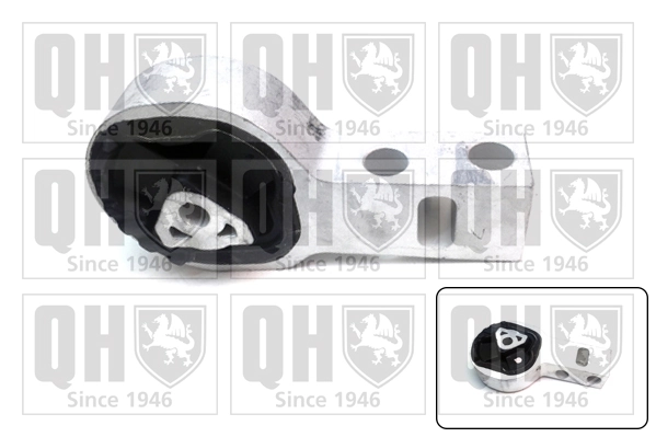 Coxim (suporte) traseiro de motor Fiat Panda II 169A