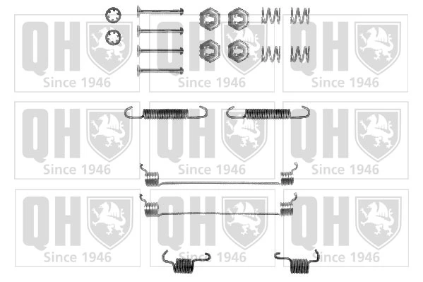  Kit de montagem das sapatas traseiras de tambor Renault 21 sedan (L48) (1986 - 1994) 