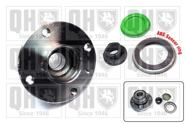Cubo traseiro para Opel Corsa C F08, F68