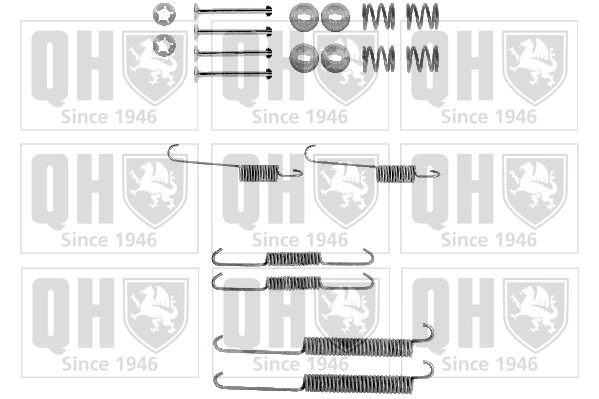 Kit de montagem das sapatas traseiras de tambor para Citroen ZX  N2