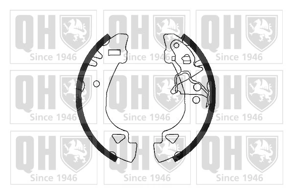 Compre 9945640 Fiat/Alfa/Lancia Sapatas do freio traseiras de tambor