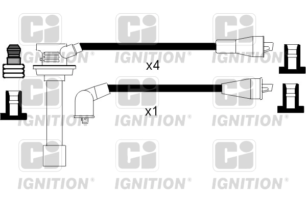 Fios de alta voltagem, kit para Suzuki Grand Vitara  FT, HT