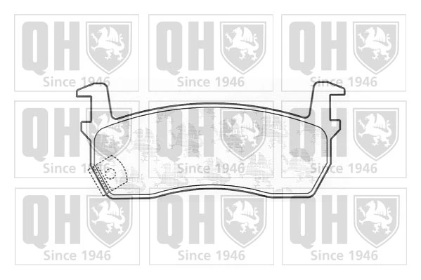  Sapatas do freio dianteiras de disco Nissan Micra hatchback (K10) (1982 - 1992) 