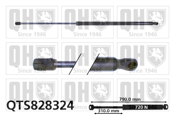 Amortecedor de tampa de porta-malas (de 3ª/5ª porta traseira) Fiat Doblo preço, a partir de 13,64 USD