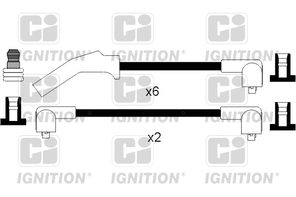 Fios de alta voltagem, kit FAE 83430