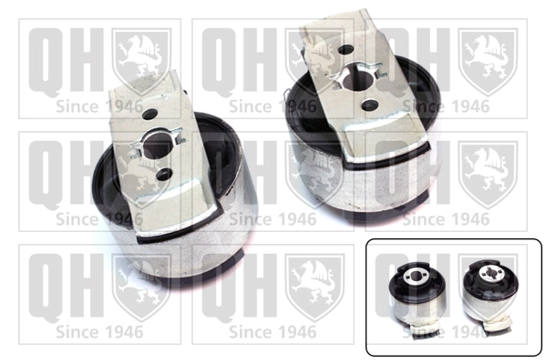 Bloco silencioso de viga traseira (de plataforma veicular) para Renault Laguna III BT0, BT1