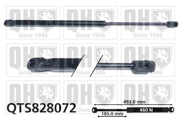 Amortecedor de tampa de porta-malas (de 3ª/5ª porta traseira) para Mini COUNTRYMAN  R60