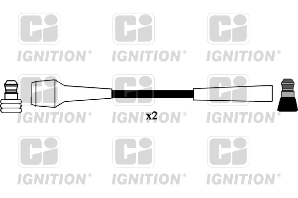 Fios de alta voltagem, kit Citroen 2 CV  