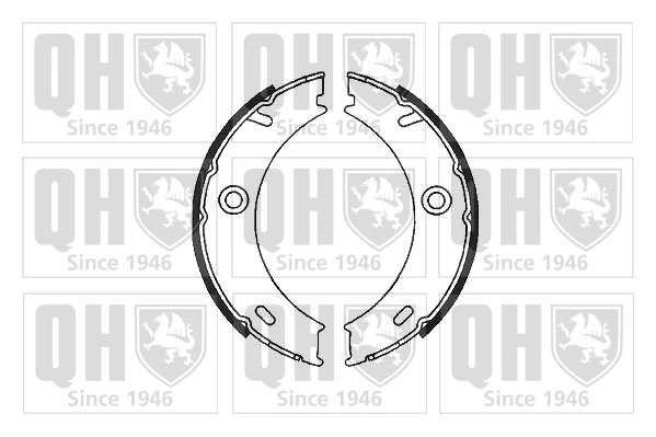 Sapatas do freio de estacionamento para Volkswagen LT 28-35 II 2DB, 2DE, 2DK