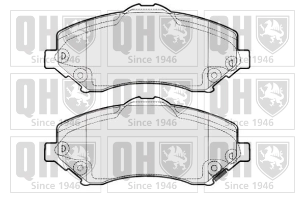  Sapatas do freio dianteiras de disco Dodge Journey SUV (2008 - 2020) 