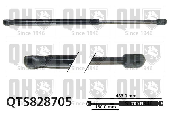 Amortecedor de tampa de porta-malas (de 3ª/5ª porta traseira) Magneti Marelli GS1120 preço, a partir de 18,05 USD