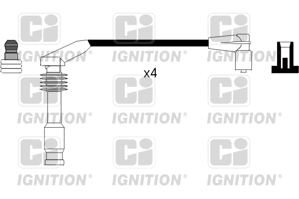 Fios de alta voltagem, kit Opel Astra F 53, 54, 58, 59