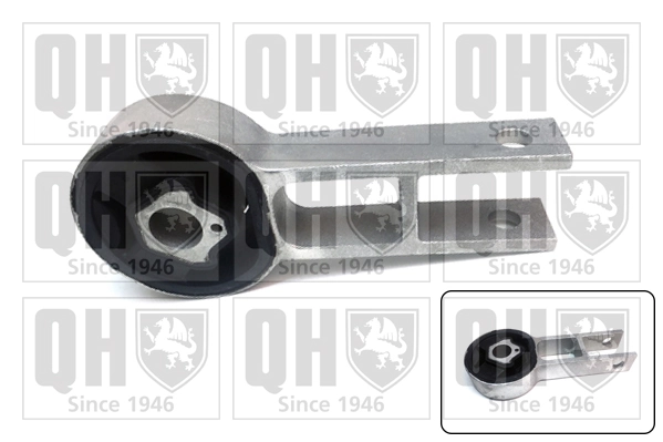 5570 Metalcaucho Coxim (suporte) traseiro de motor